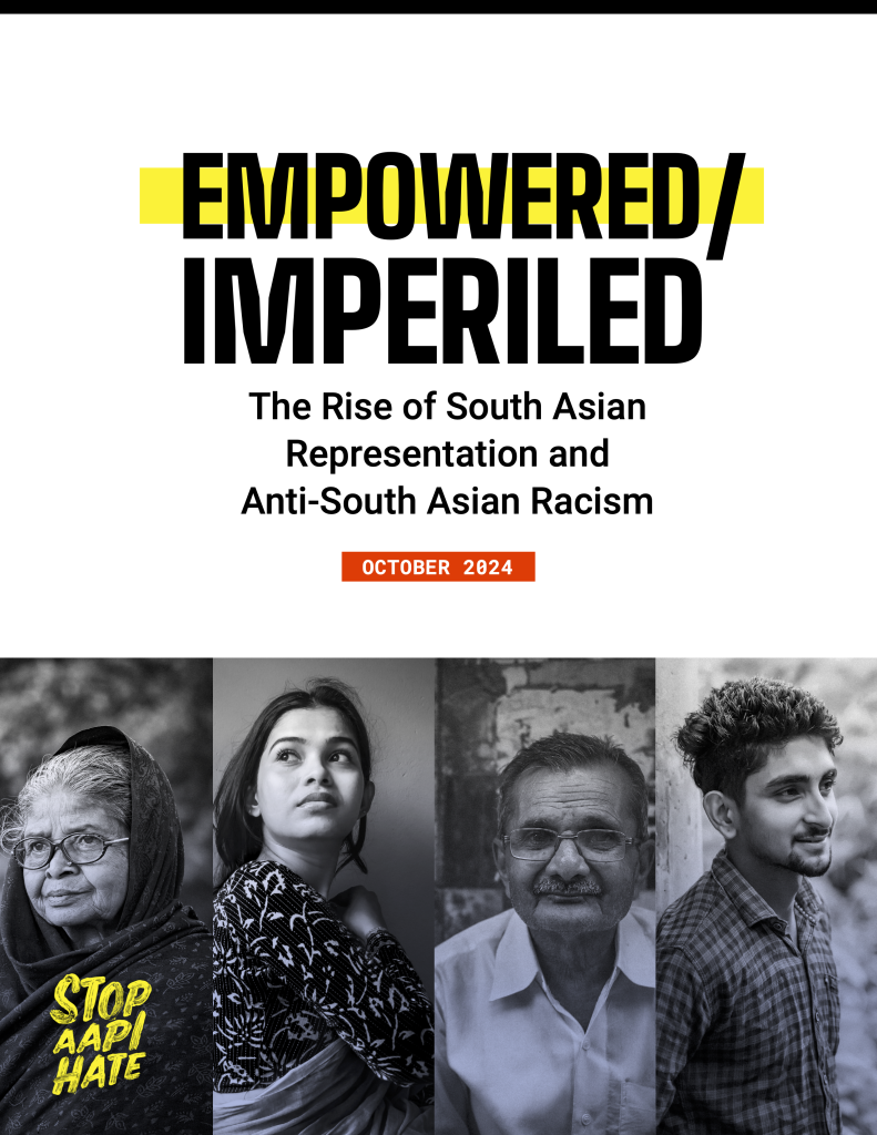 Cover Image of “Empowered/Imperiled: The Rise of South Asian Representation and Anti-South Asian Racism.”